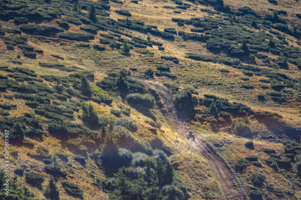 Fototapeta premium Summer road in the mountains