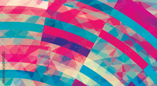 Artistic colorful background with stripes. Vector pattern
