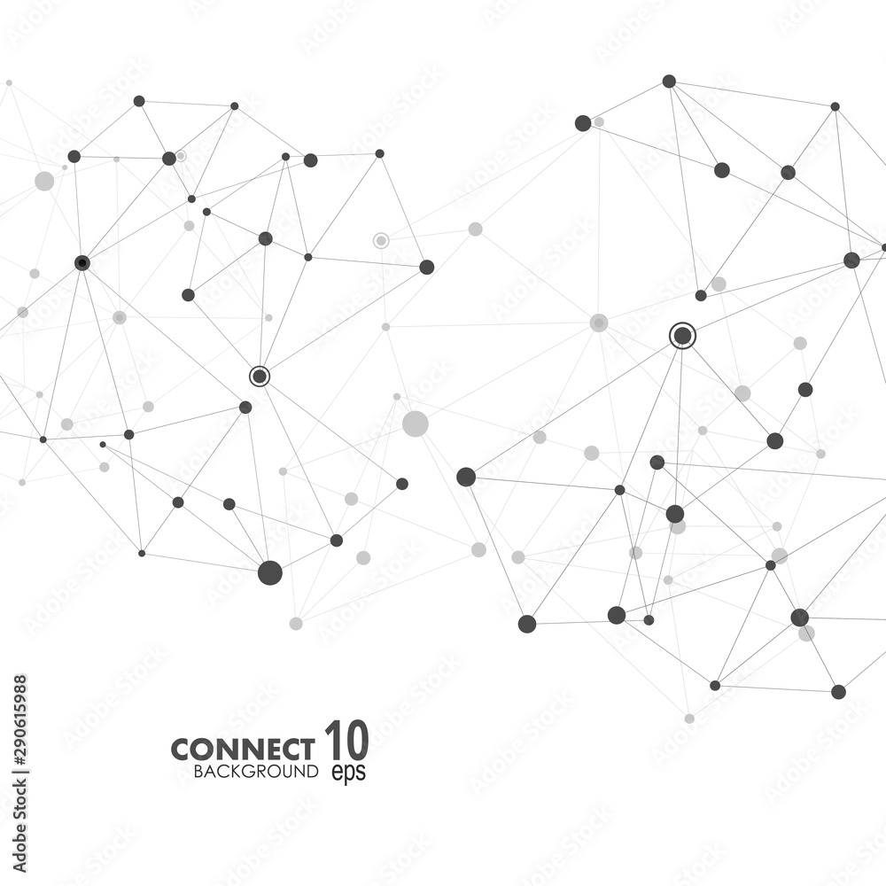Abstract connect molecule illustration. Science structure illustration Abstract connect molecule illustration. Science structure illustration