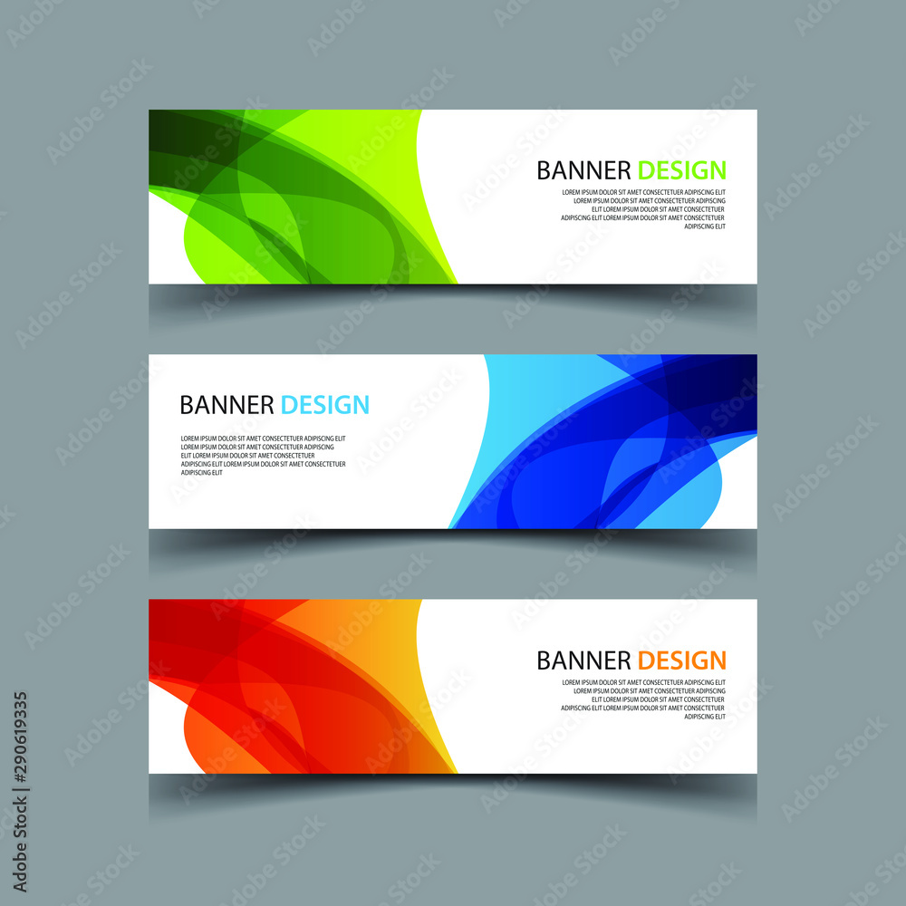 Fototapeta premium Vector Abstract design banner web template