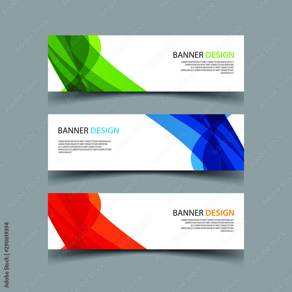 Fototapeta premium Vector Abstract design banner web template