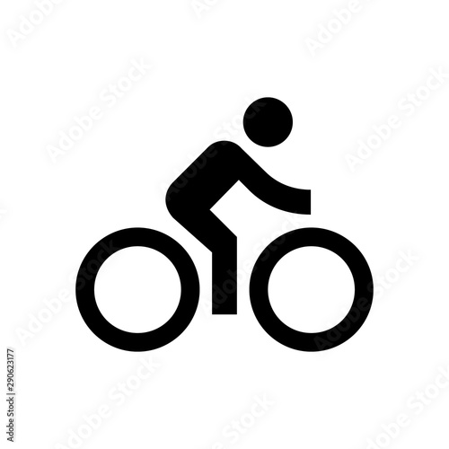 Cyclist icon logo