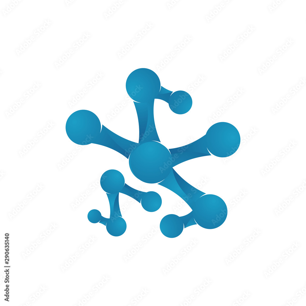 abstract neuron cell biotech nanotechnology molecule logo vector icon abstract neuron cell biotech nanotechnology molecule logo vector icon