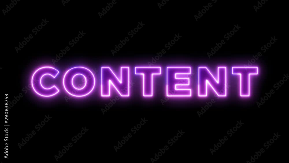 Neon light animation concept tex content. Flat animation of UI element available in 4K FullHD and HD video 2D render footage on black background. Neon light animation concept tex content. Flat animation of UI element available in 4K FullHD and HD video 2D render footage on black background.