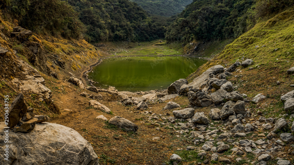 Angasccocha Lagoon in the Ampay National Sancturary Angasccocha Lagoon in the Ampay National Sancturary