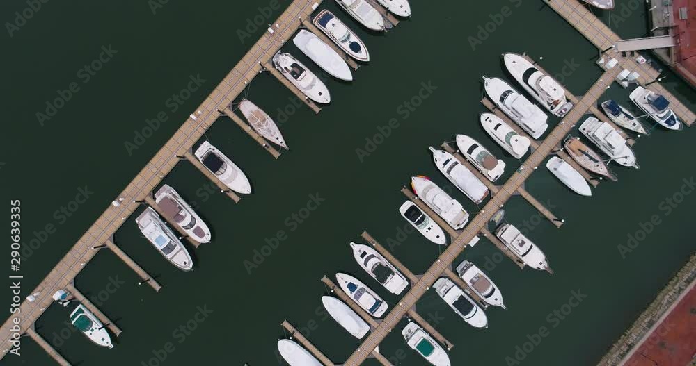 Boats Docked at Marina in Baltimore City Inner Harbor Boats Docked at Marina in Baltimore City Inner Harbor