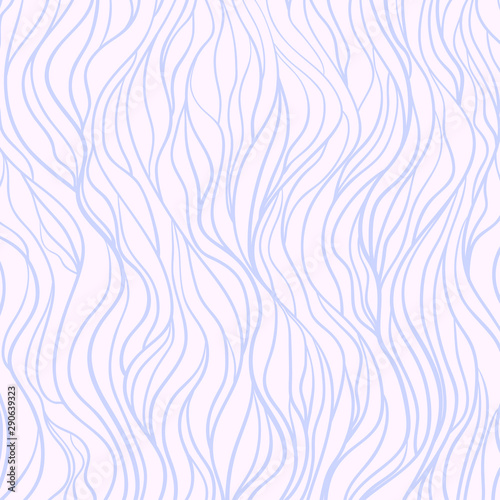 Wavy background. Hand drawn abstract waves. Stripe texture with many lines. Waved pattern. Illustration for banners, flyers or posters