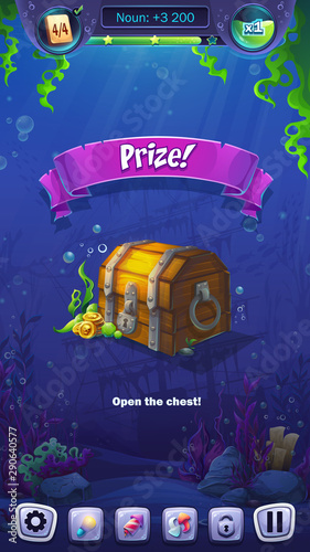 Mahjong fish world - mobile format prize field