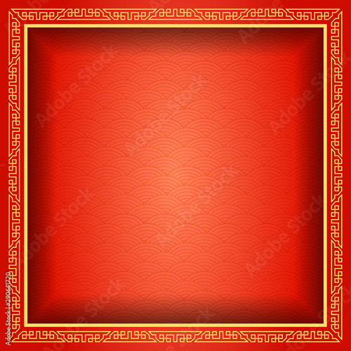 Chinese Traditional Background With The Cloud Texture