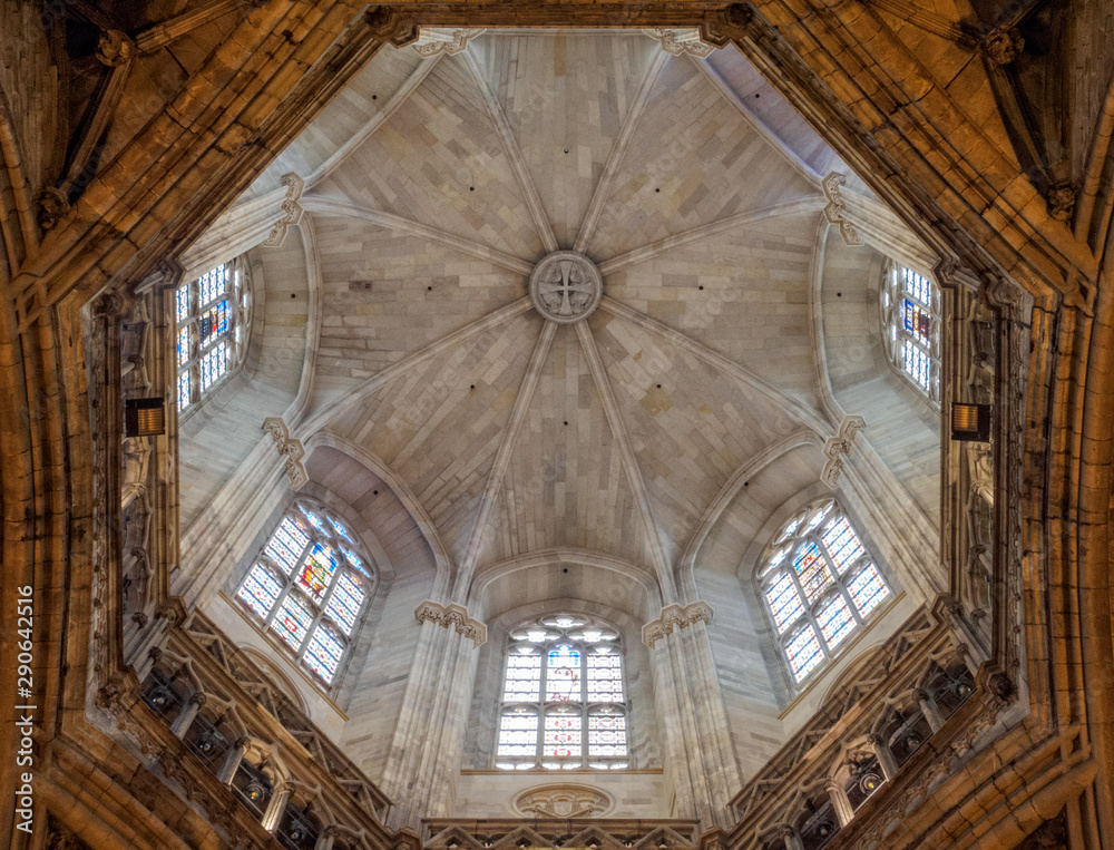 Dome of the Cathedral of Santa Eulalia - Barcelona, Catalonia, Spain