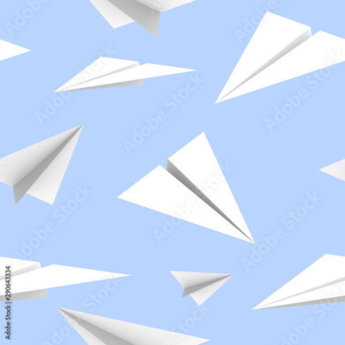 Plane paper pattern wallpaper / 3D Renderer pattern wallpaper