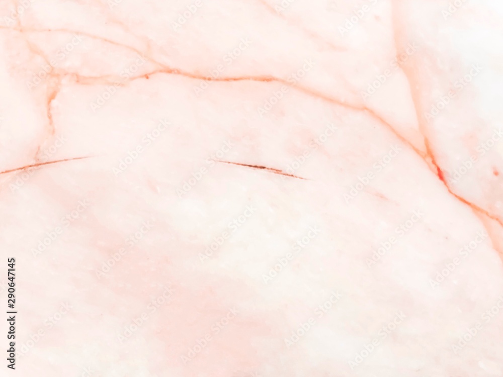 Fototapeta premium Orange pink marble pattern texture abstract background, pastel soft color marble granite for wall floor in home. 