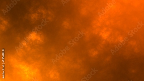 Massive explosion or fiery conflagration with sparks and hot smoke abstract texture background