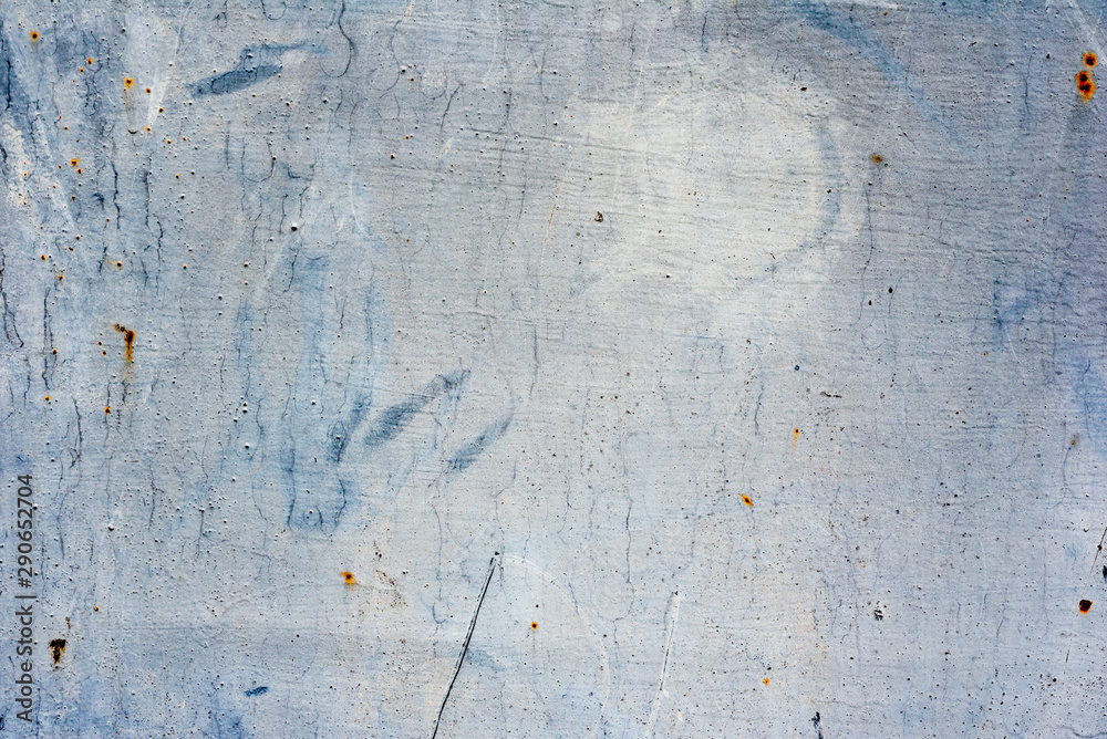 Fototapeta premium Metal texture with scratches and cracks which can be used as a background