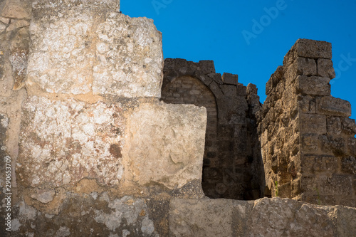 Ajloun Castle in north-western Jordan. Arab and crusaders fort.