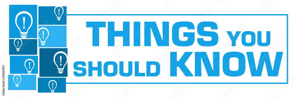 Things You Should Know Blue Bulbs Grid Left Box Horizontal Things You Should Know Blue Bulbs Grid Left Box Horizontal