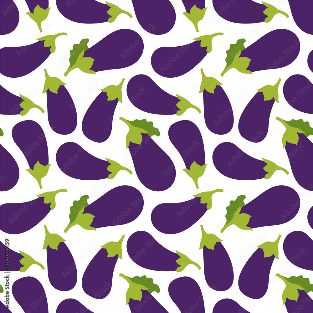 Purple eggplants