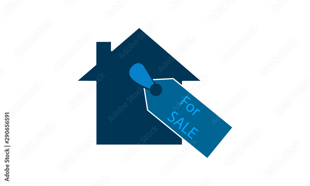 For Sale icon for property listings or real estate ads For Sale icon for property listings or real estate ads