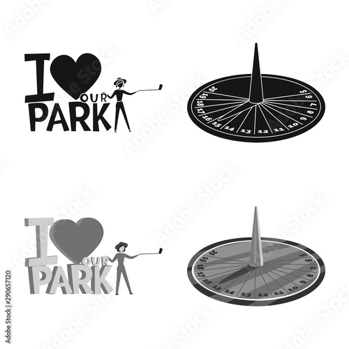 Vector design of urban and street icon. Collection of urban and relaxation vector icon for stock.