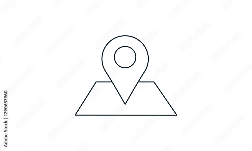 Location icon for map or GPS-based applications Location icon for map or GPS-based applications