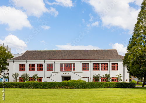 Xianghui Auditorium at Handan Campus. Fudan University, Shanghai, China.