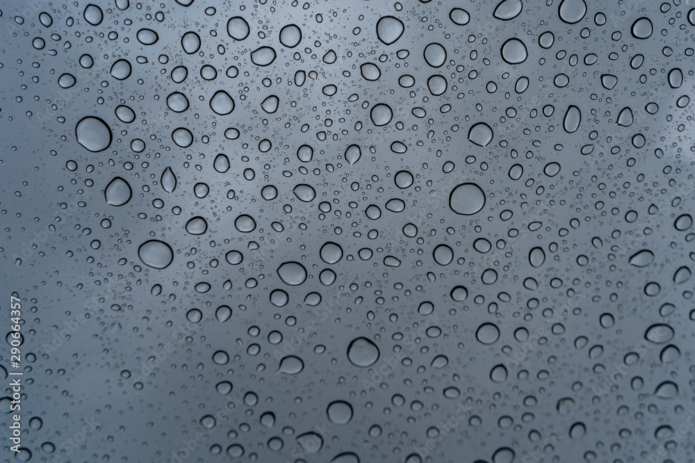 Water drops on a window Water drops on a window