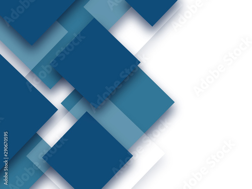  Abstract Blue Squares Design Background 