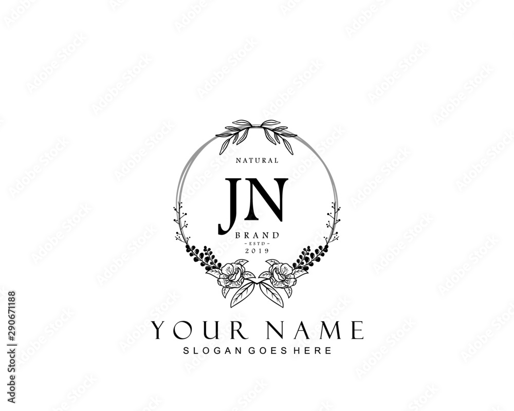 Nature Style Wedding Monogram Logos Set Design Stock Illustration -  Download Image Now - Abstract, Beauty, Boutique - iStock