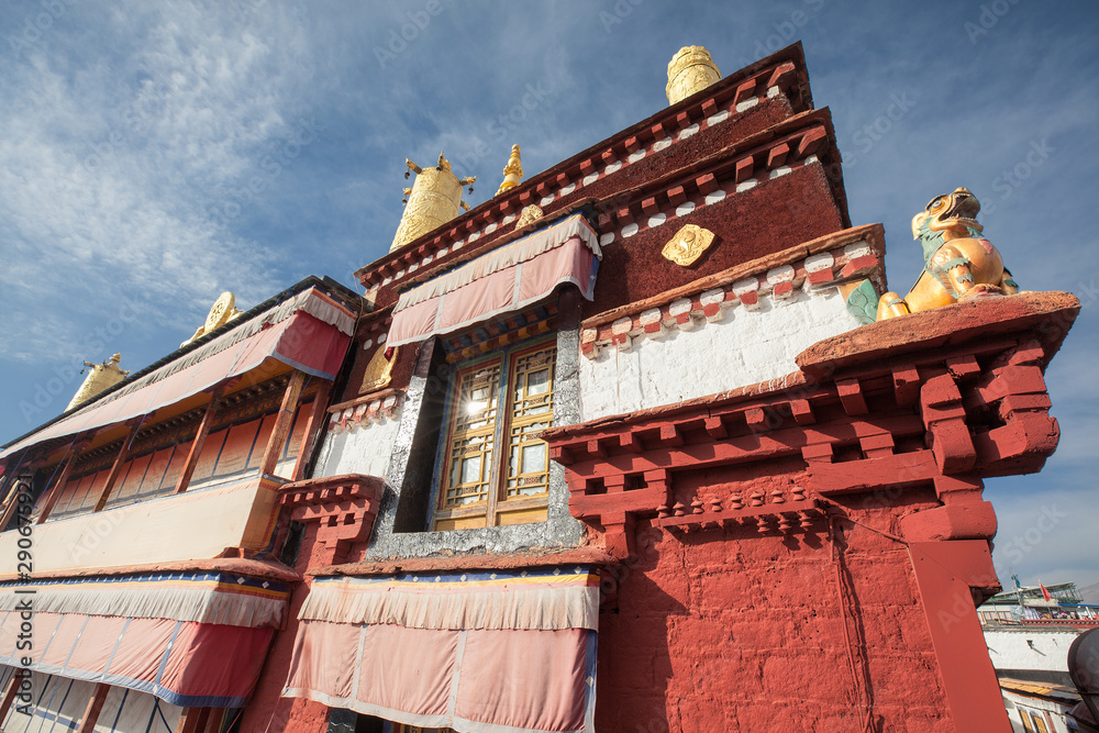 A 2019 image of Ramoche temple in Lhasa, Tibet. 