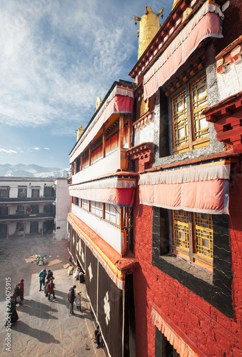 A 2019 image of Ramoche temple in Lhasa, Tibet. photo