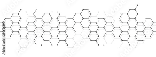 Technical honeycomb background