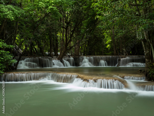 Huay Mae Khamin waterfall  Srisawat Kanchanaburi Thailand