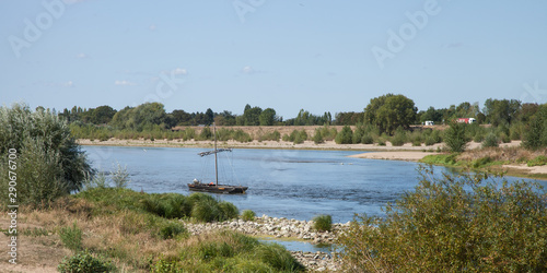Gabarre sur la Loire
