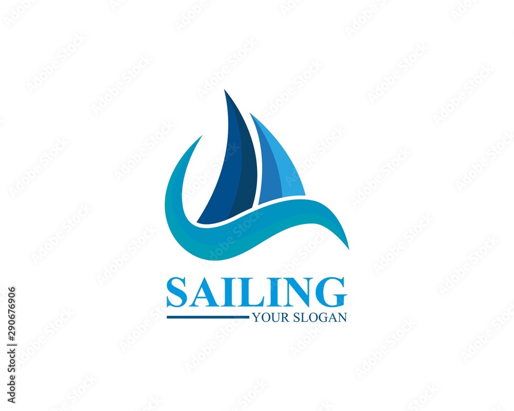 Sailing ship logo template vector icon illustration design Sailing ship logo template vector icon illustration design