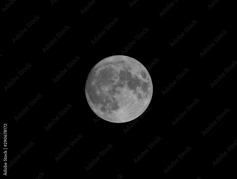 Full moon taken in Shanghai, China on September 13, 2019, at the Mid-Autumn Festival. Full moon taken in Shanghai, China on September 13, 2019, at the Mid-Autumn Festival.