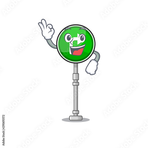 Okay miniature turn right on cartoon table