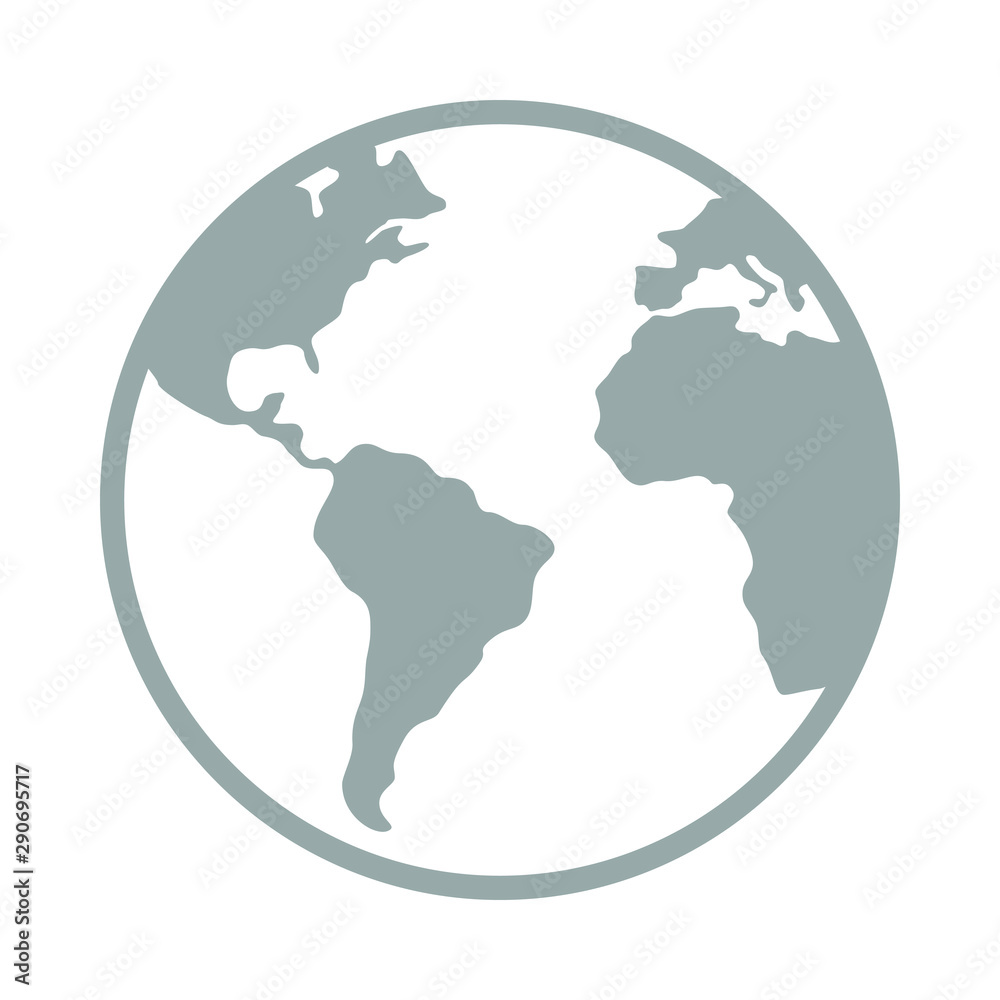 World globe icon. worldwide web logo vector.