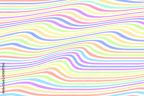 Curve line pastel color background
