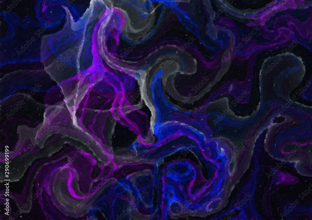 Obraz premium Design pattern artwork for decorate printable flyers, big banners, advertise production, web work, cards, invitations and creating beautiful wall art poster or canvas. Digital oil painting background.