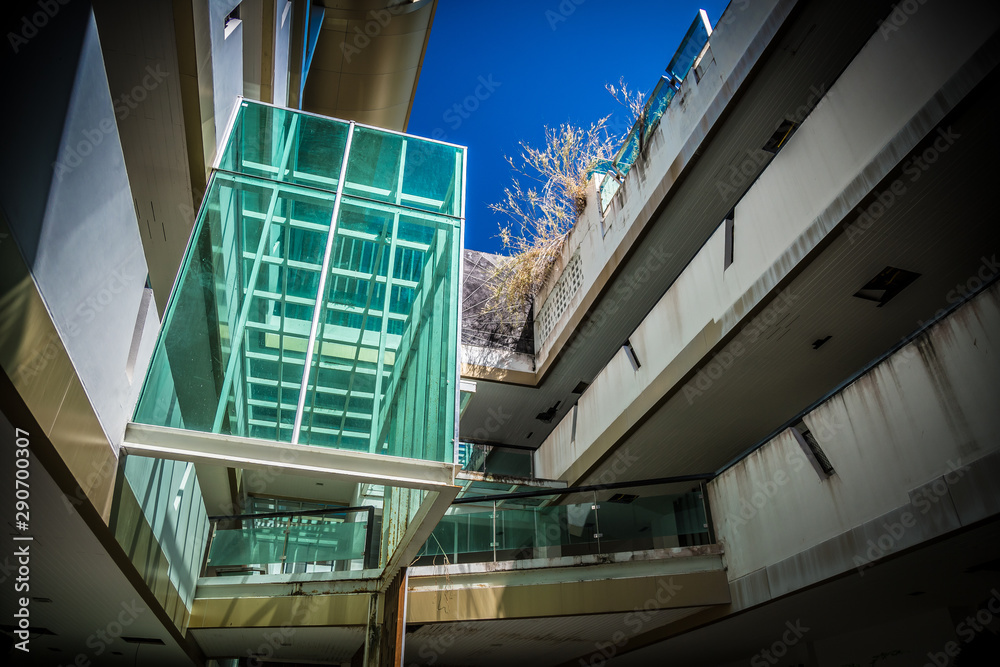 Fototapeta premium Abandoned condo building, Chalong, Phuket