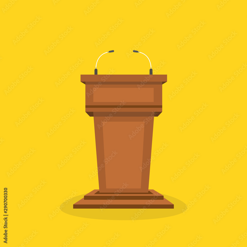 Wooden ladder isolated on white background. Flat vector illustration. Wooden ladder isolated on white background. Flat vector illustration.