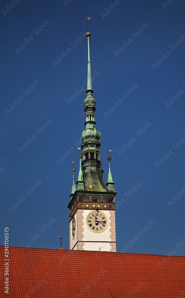 Obraz premium Townhouse at Upper Square (Horni namesti) in Olomouc. Moravia. Czech Republic