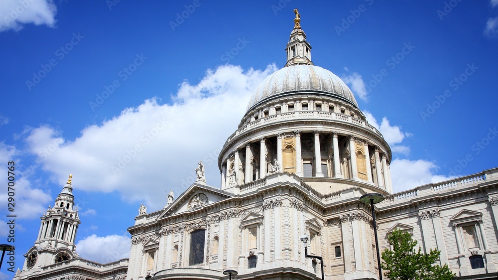 London - St. Paul's Cathedral. UK landmarks.