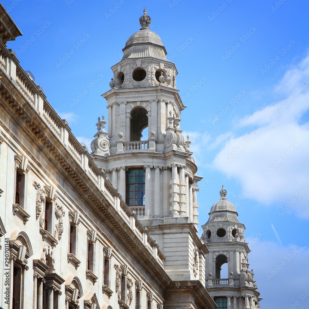 London landmark - Her Majesty's Treasury building.