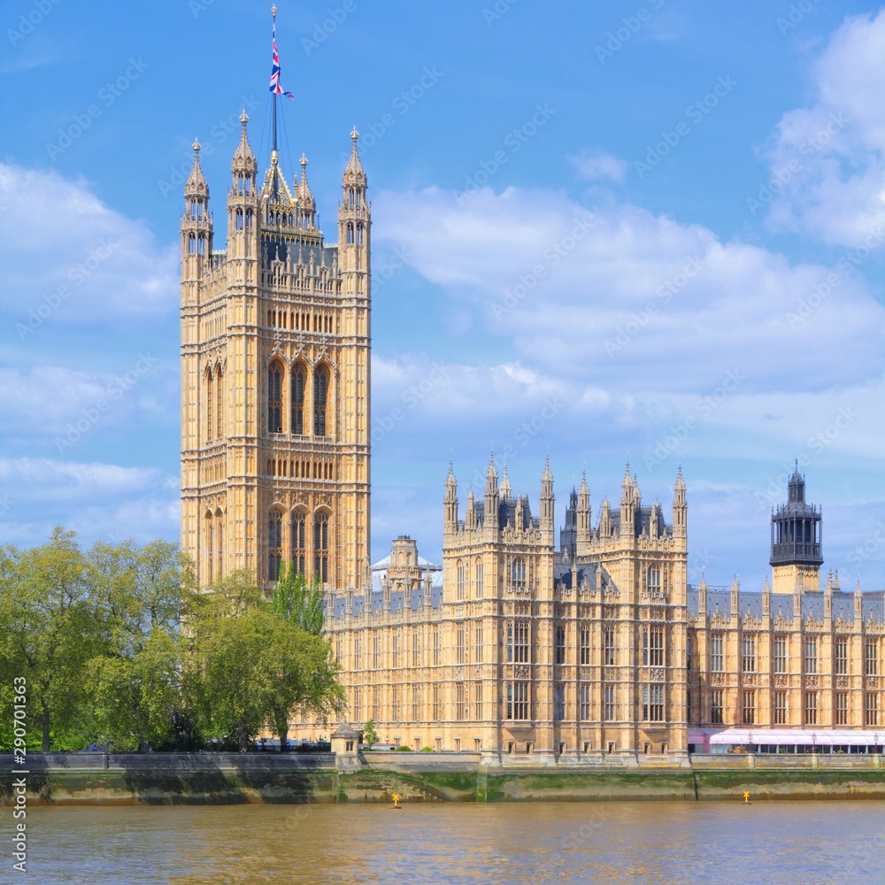England - London Palace of Parliament. UK landmarks.