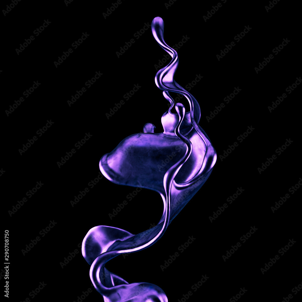 Splash fluid. 3d illustration, 3d rendering. Splash fluid. 3d illustration, 3d rendering.
