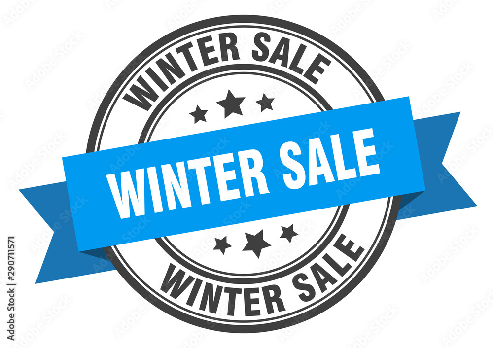 winter sale label. winter sale blue band sign. winter sale winter sale label. winter sale blue band sign. winter sale