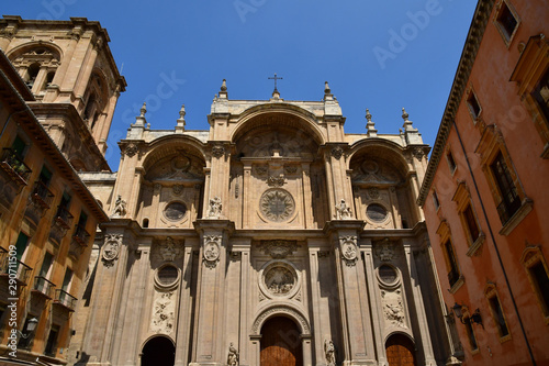 Granada; Spain - august 27 2019 : the incarnation cathedral