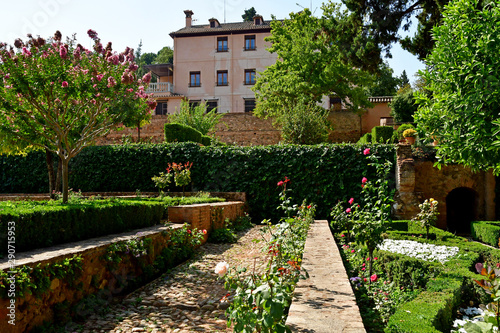 Granada; Spain - august 27 2019 : Alhambra palace photo