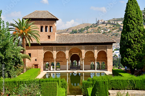 Granada; Spain - august 27 2019 : Alhambra palace photo